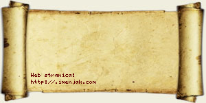 Tanja Erak vizit kartica